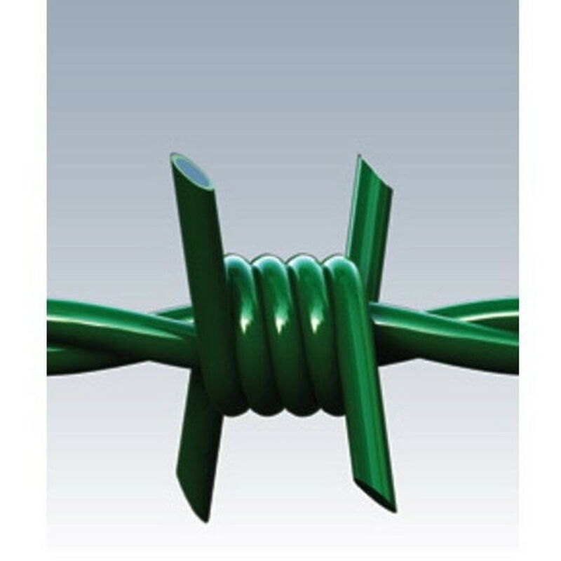 CAVATORTA Barbelé Riccio plastifié de couleur gris, L.250 m