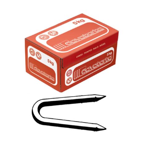 Cavatorta clous cambretta en acier 18x403,5x40 mm 2 points 5 kg pack points c