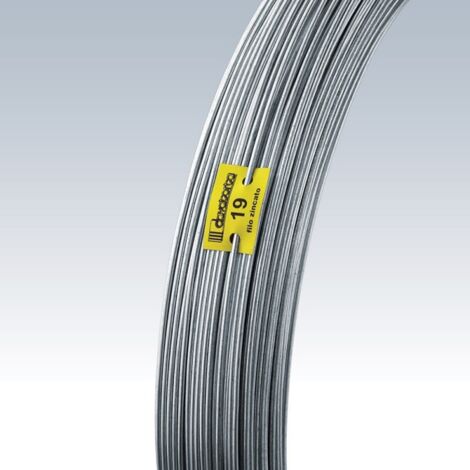Cavatorta rotolo 1 kg filo di ferro acciaio zincato spessore   2,7 mm misura n16