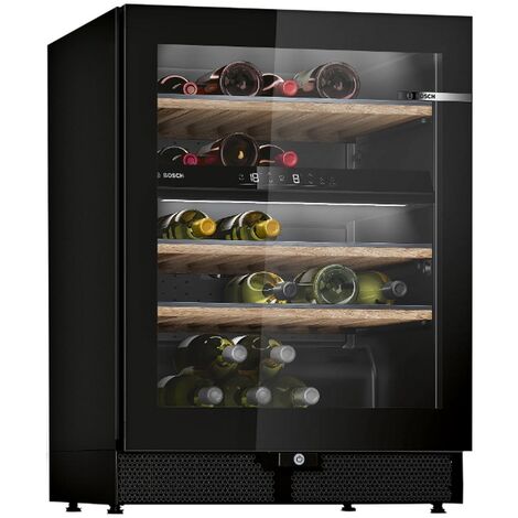 Cave à vin 44 bouteilles double zone noir - Bosch - KWK16ABGB