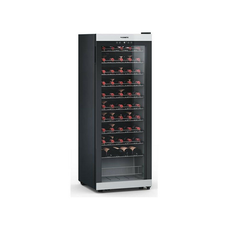 Dometic - Mono zone - pose libre - porte verre - 55 bouteilles - 10 clayettes C55F