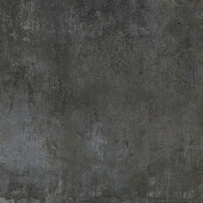 Carrelage Effet métal Roof noir Lappato 60x60 cm