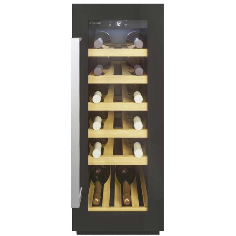 Cave à vin encastrable 58L 20 Btls CANDY 29.5cm F, CCVB30F1
