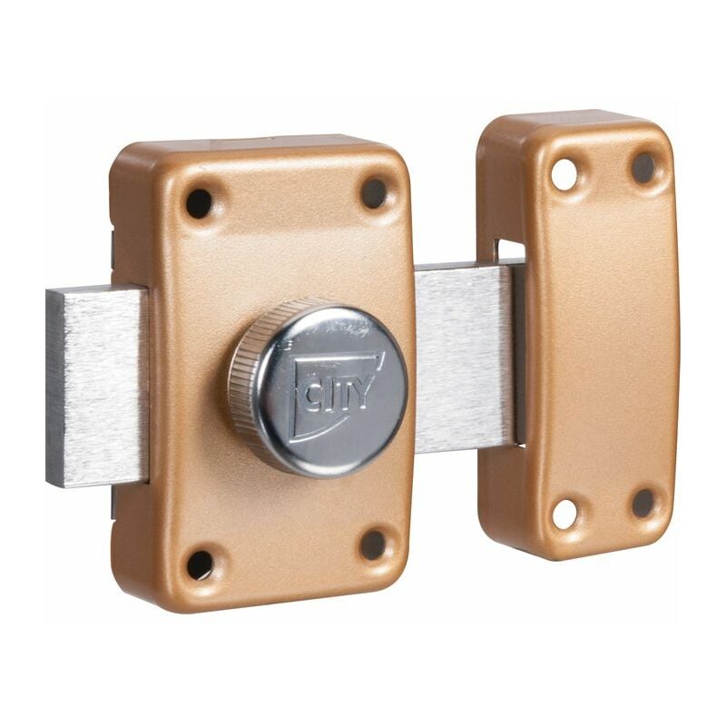 Iseo Cavers - Verrou targette à bouton seul - 56 mm - City 25 - Iséo