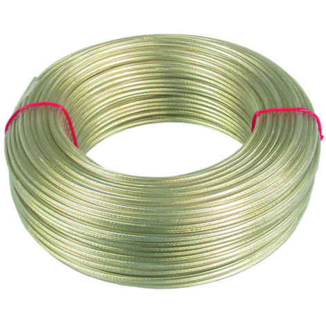 Cavo In Acciaio Rivestito Plastica 10m X 1mm Argento - Per Appendere Decorazioni E Luci - Foto 6