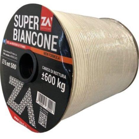 Filo stendibiancheria plastificato SUPERBIANCONE con anima in