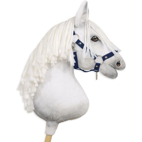 Cavezza regolabile per cavalli Hobby Horse A3 - Blu navy