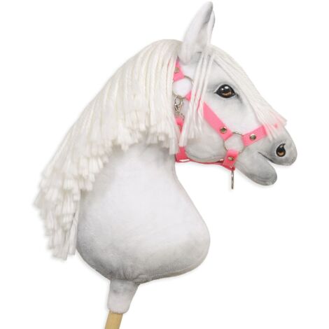Cavezza regolabile per cavalli Hobby Horse A3 - Rosa