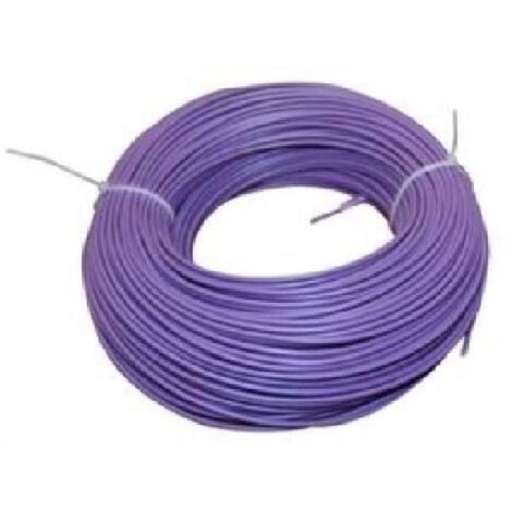 Cavi 100 metri cavo unipolare cordina fs17 viola sezione 1x1mmq n07v1vi/b100 fs17-1vi/b100