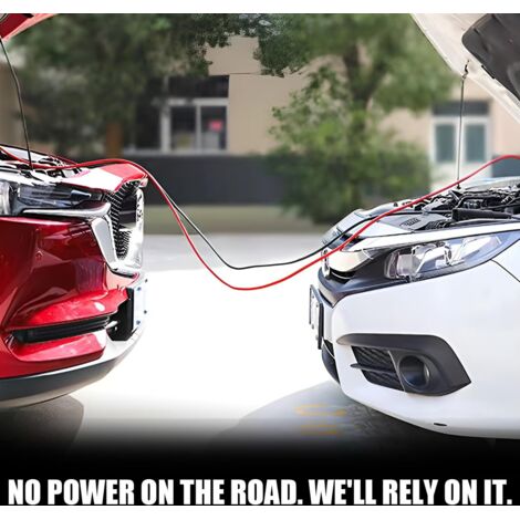 Cavi di avviamento per batteria auto, cavi di avviamento in rame per auto e moto, installazione permanente con cavi di avviamento a innesto rapido, per auto e camion