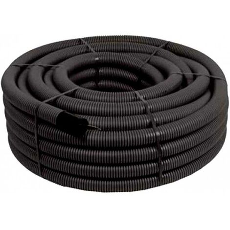 Cavidotto Doppia Parete Nero Diametro 50