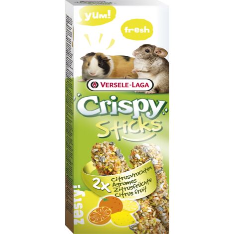 Cavie croccanti cavie maiali-chinchillas agrumi, 2 pezzi 110g