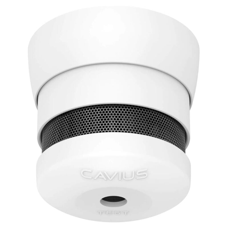 Cavius - Détecteur de fumée certifié nf à pile Lithium 10 ans