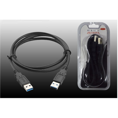 Cavo 1mt Usb 3.0 Type Cable Prolunga Filo For Pc Data Maxtech Usb3.0-1m