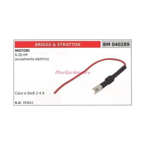 Cavo a diodi 2-4 A BRIGGS&STRATTON motore 6-20 hp avviamento elettrico 040289