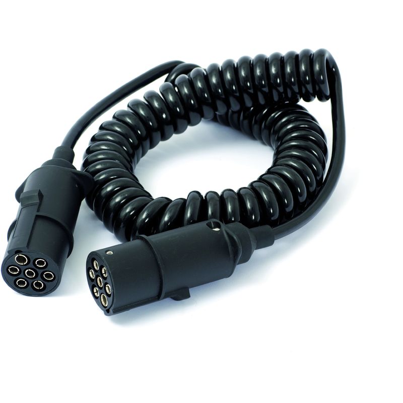 Cavo a spirale tpu 3.5 ll a 7 poli 2xN 24V