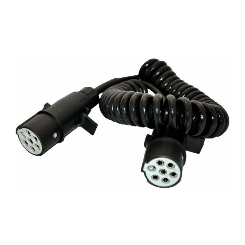 Cavo a spirale tpu 3.5 ll a 7 poli 2xS 24V