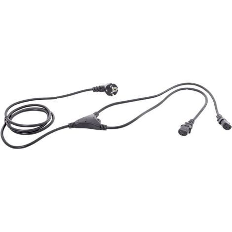 Cavo a Y IEC HAWA 1008274 Nero 2.35 m