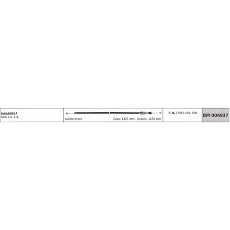 Cavo acceleratore HONDA rasaerba HRA 214-216 cavo 1325 mm guaina 1230 mm