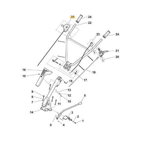 CAVO ACCELERATORE ORIGINALE STIGA - 118802882/0