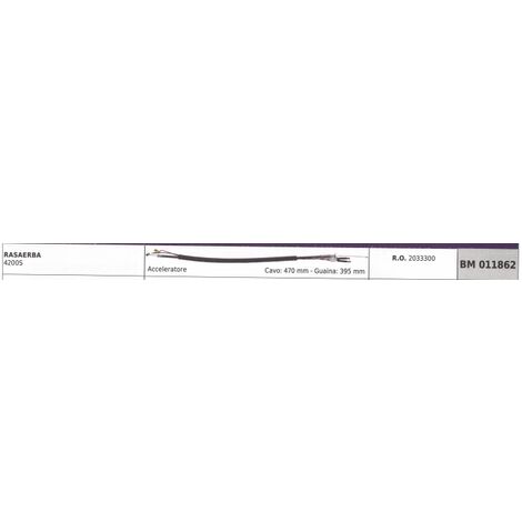 Cavo acceleratore TAYA rasaerba 4200S cavo 470 mm guaina 395 mm  2033300
