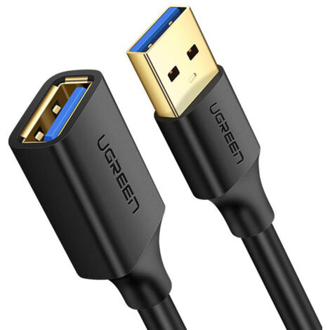 Cavo adattatore di prolunga USB-A 3.0 5Gb/s 0,5 m nero