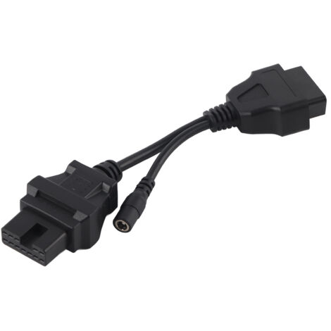 Cavo adattatore diagnostico da 12 pin OBD1 a 16 OBD2 20 cm/7,9 pollici adatto per Mitsubishi