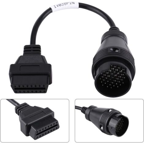 Cavo adattatore OBD2, da 38 pin a 16 pin OBD2, cavo diagnostico per camion