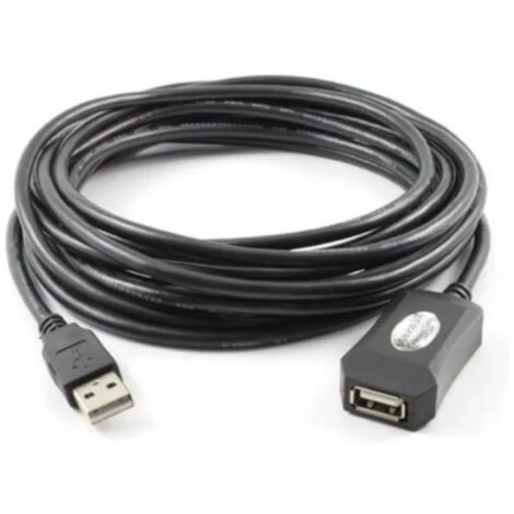 Cavo adj pc periferiche cavo prolunga usb 2.0 tipo a-a maschio femmina 5mt nero