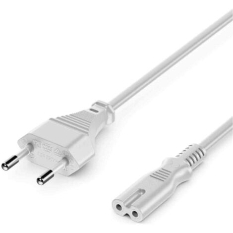 Cavo Alimentazione Euro Power Plug 2 Poli M-C7F (Ec1916) 1.8Mt
