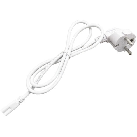 Cavo Alimentazione T5 con jack da 3 pin bianco 220v