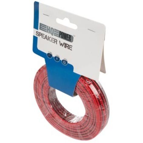 Cavo altoparlante - Rosso/nero - 2 x 0,75 mm² - 25 m