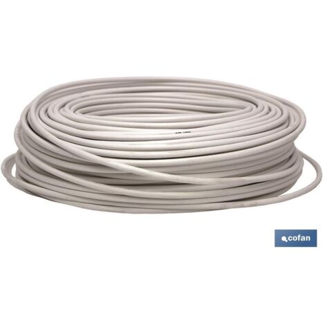 Cavo antenna 75 Ohm bianco (100 M)