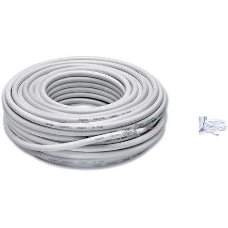 Cavo antenna parabola esatellite 6 mm 20 mt