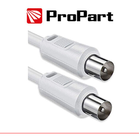 Cavo antenna TV IEC 1M SP-SP BIANCO