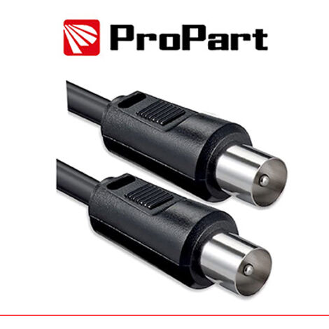 Cavo antenna TV IEC 1M SP-SP NERO