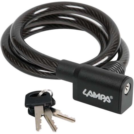 cavo antifurtoper bicicletta lampa "ca-3 " 10 mm 80 cm - 93723