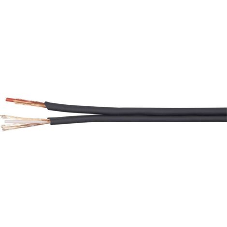 Cavo audio 2 x 0.14 mm² Nero BKL Electronic 1106001/25 25 m