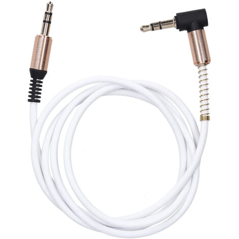 Cavo Audio Aux Jack 3.5mm Stereo Angolo 90Gradi Maschio Maschio Prolunga LD20149