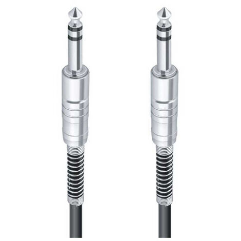 Cavo audio aux jack 6.5 mm maschio 10 metri per tastiera chitarra basso amplificatore mixer