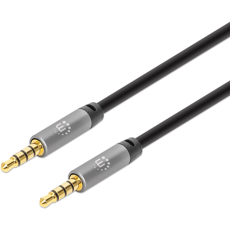 cavo audio stereo aux 3.5mm alta qualità m/m 1m
