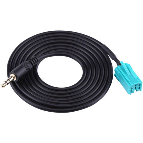 Cavo ausiliario per connettore auto Eosnow, da 6 pin a 3,5 mm, per Renault, elenco di aggiornamento, linea dati per autoveicoli
