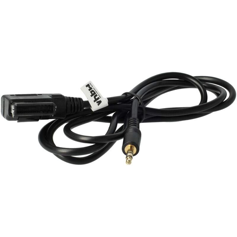 Image of Cavo adattatore audio aux per autoradio (11,3 cm) compatibile con Mercedes-Benz classe cls dall'anno di prod. 2010 - Vhbw