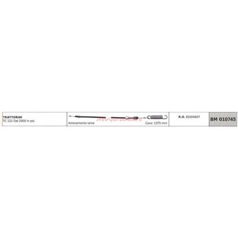 Cavo azionamento lame GGP per trattorino TC 122 dal 2000 in poi 010745