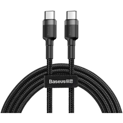 Cavo Baseus Cafule USB-C PD / USB-C PD 2.0 1 m nero