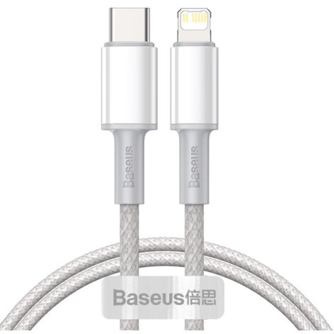 Cavo Baseus USBC tipo C a Lightning PD 20W 1 m bianco