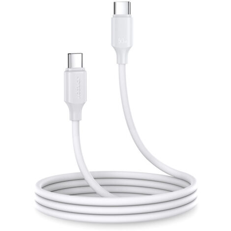 Cavo bianco USB-C - USB-C 480 Mb/s 60 W 1 m