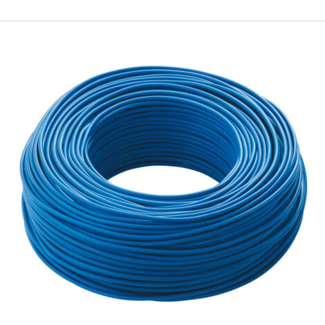 Cavo Blu 100 Mt Unipolar Isolato 1 X 1.5 M2 Electrical Materials