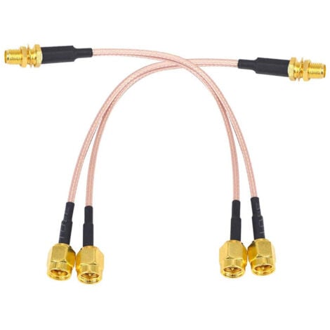 Cavo coassiale per antenna WiFi SMA femmina a Y-Type 2XSMA maschio RG316