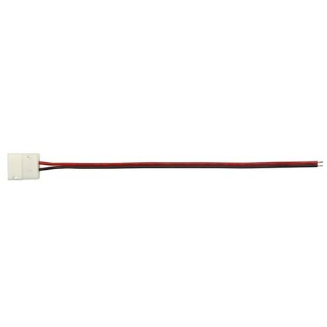 Cavo con 1 connettore a pressione per strisce LED flessibili - 1 colore - 10 mm
